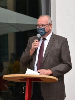 Landrat Franz Löffler bedankte sich in seinem Grußwort für das Engagement für den Landkreis Cham.