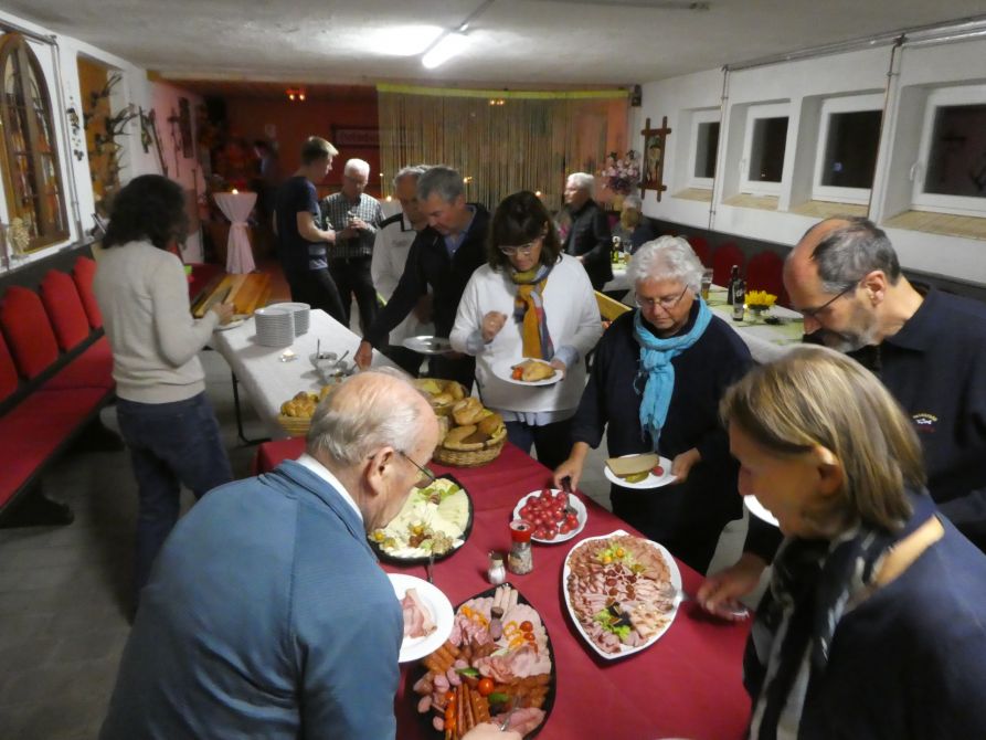 Am Schluss hieß es am Buffet: "Brotzeit ist die schönste Zeit!"