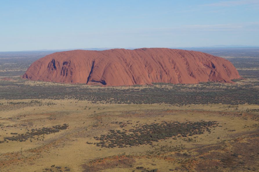 Ayers Rock von oben