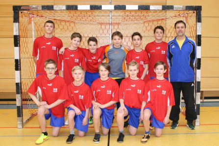 Die Mannschaft des Fraunhofer-Gymnasiums ...