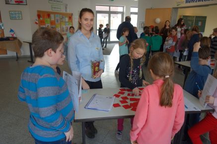 Die Rallye in der Aula ...