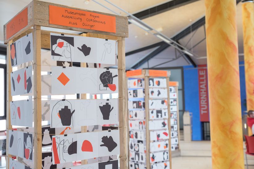 Ausstellung in der Fraunhofer-Pausenhalle: museumspädagogisches Projekt des Cordonhauses