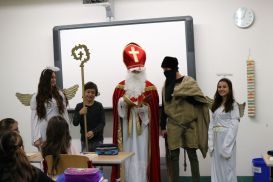 Nikolaus am &quot;Fraunhofer&quot; unterwegs