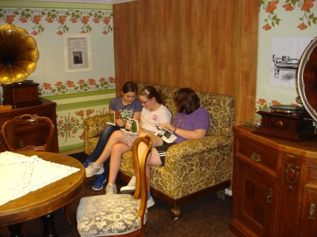 Natürlich wurde auch über das eigene Radio gefachsimpelt...