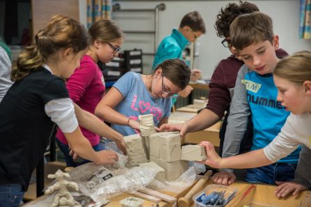 ... ging es ans Modellieren!