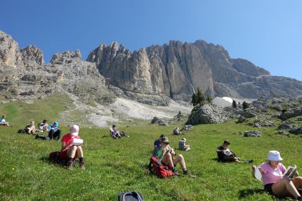 „Schulaufgabe“ in der Bergwelt