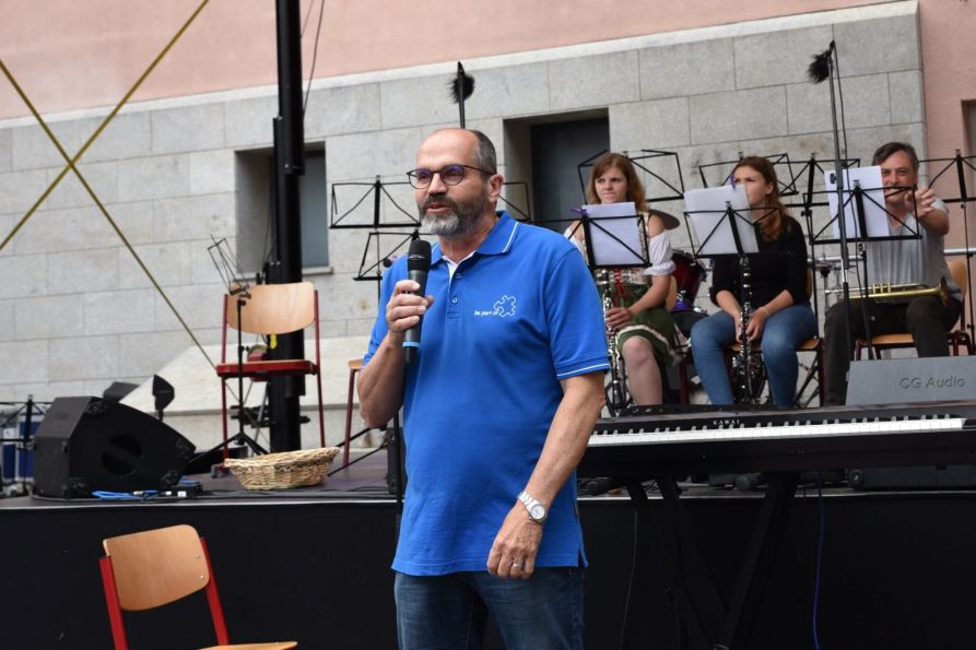 Dr. Hubert Balk bei der Eröffnung des Sommerfests „Fraunhofer feiert“