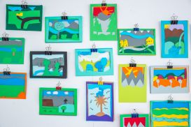 Mit Blick in die Landschaft