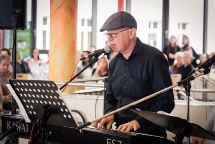 Hubert Bauer beim Lindenberg-Song