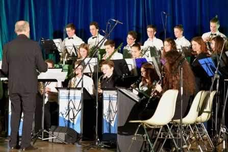 Die Fraunhofer-Jazzband unter Leitung von Hubert Bauer