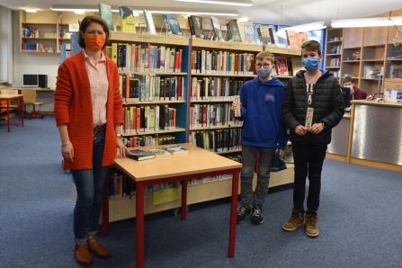 Den dritten Platz erreichten Luca Batzl (6b) und Kilian Komossa (6c).