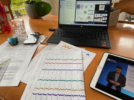 Der Arbeitsplatz beim EKG