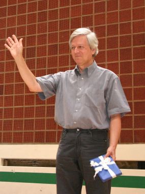 Günther Klimbacher bei der Schuljahresschlussveranstaltung 2007
