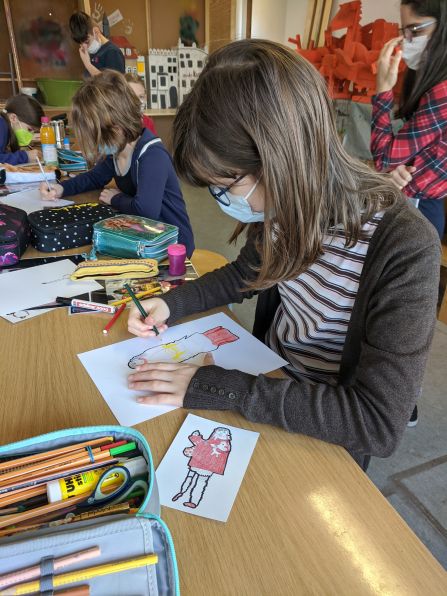 ... beim Entwickeln der eigenen Ideen.