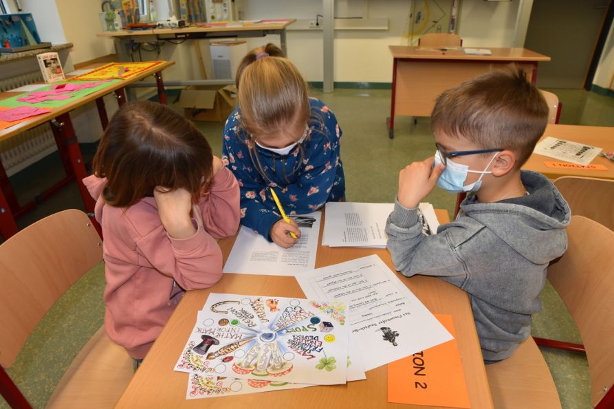 Bei den Sprachen gab es viele verschiedene Rätsel zu lösen.