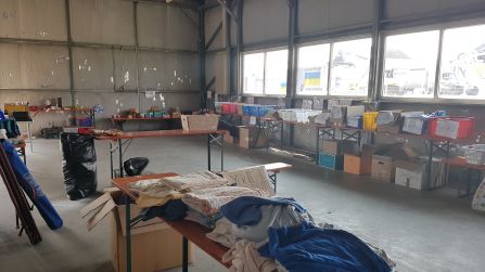 ... wo sie sofort weitersortiert wurden.