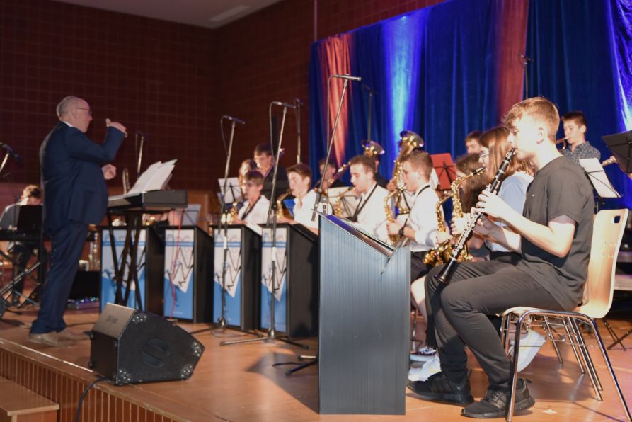 Die Fraunhofer-Jazzband unter der Leitung von Bandleader Hubert Bauer