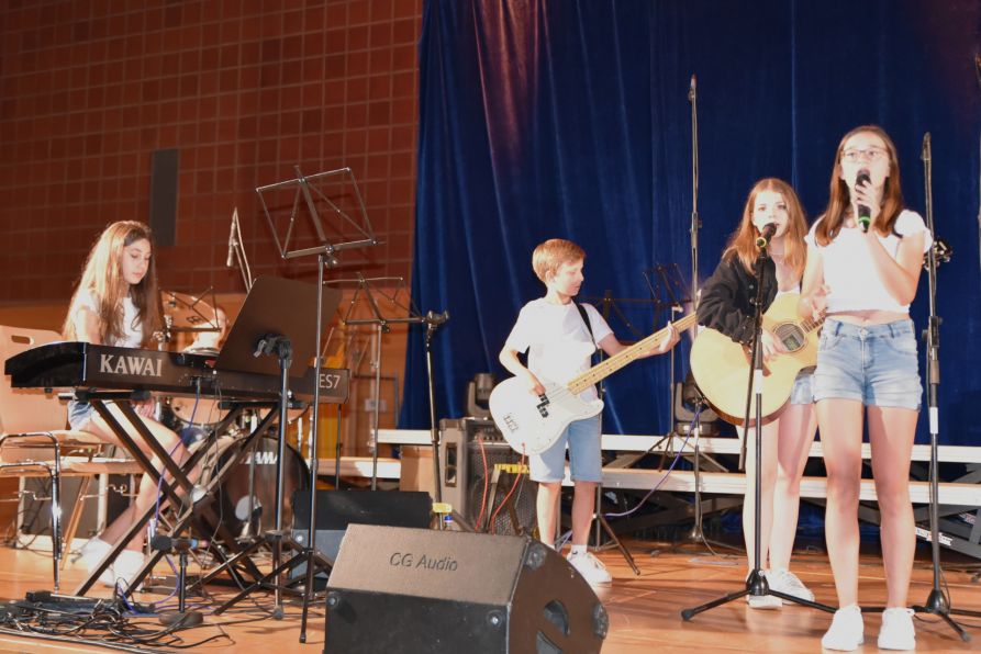 Die junge Schülerband tritt bereits in die Fußstapfen der Rocksocks.