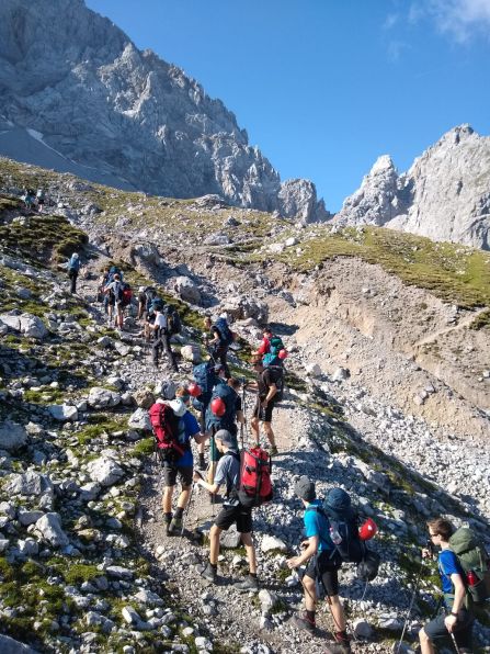 Auf dem Weg von der Coburger Hütte ins Ötztal gab es einige Höhenmeter in atemberaubender Kulisse zu bewältigen.