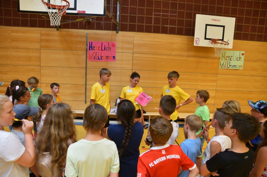 ...und hatten viele Spiele für die neuen Fraunhofer vorbereitet.