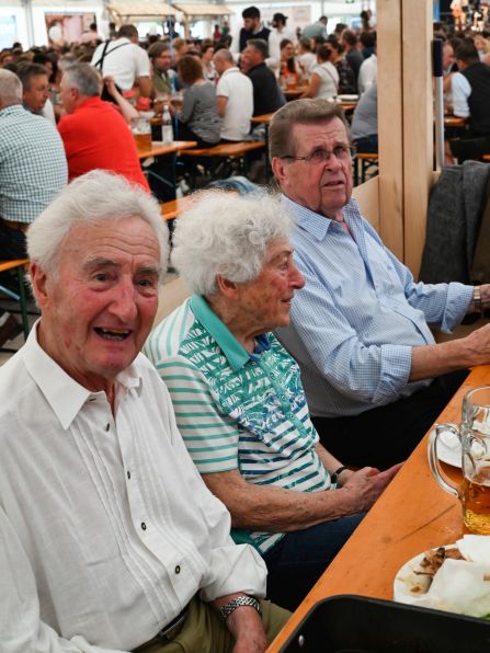Sie waren mit fast 90 Jahren die ältesten Besucher: