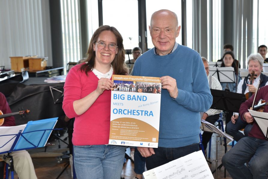 Hubert Bauer und Susanne Melichar freuen sich schon auf das gemeinsame Konzert von Torelli-Orchester und Jazzband am 17. Juni 2023.