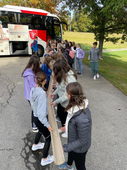 Zunächst musste das Haus erobert werden.