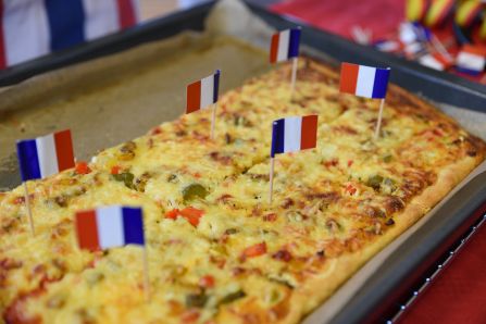 Selbstgebackene Quiche