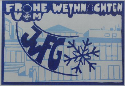 Weihnachtskarte des Fraunhofer-Gymnasiums 2023 ...