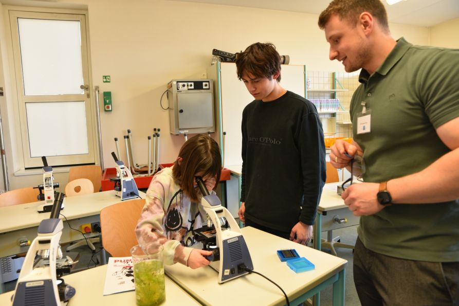 In der Biologie konnte schon richtig geforscht werden!