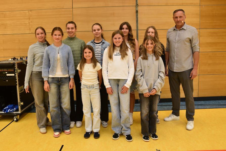 Die erfolgreichen Gymnastinnen der Rhythmischen Sportgymnastik