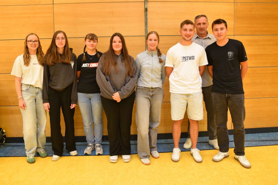 Die Schülerinnen und Schüler des Schulsanitätsdienstes wurden besonders lobend hervorgehoben.