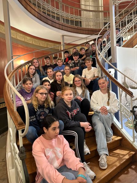 Im Eingangsbereich des Naturkundemuseums