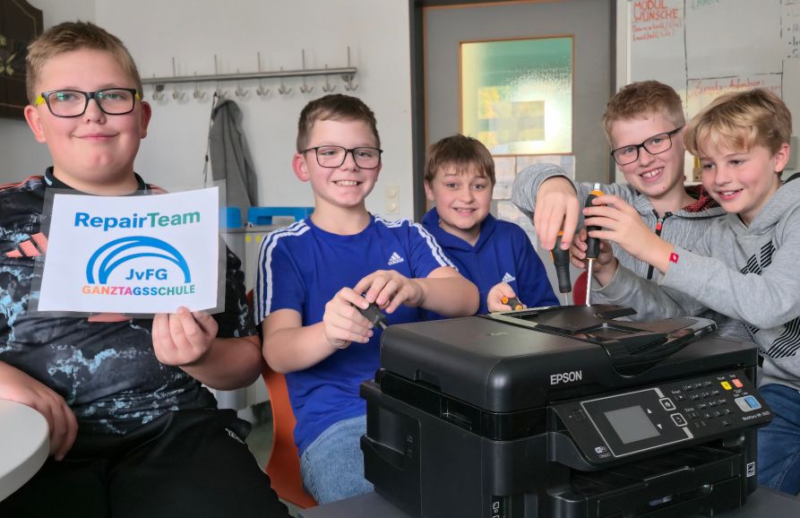 Das Repairteam des Ganztags