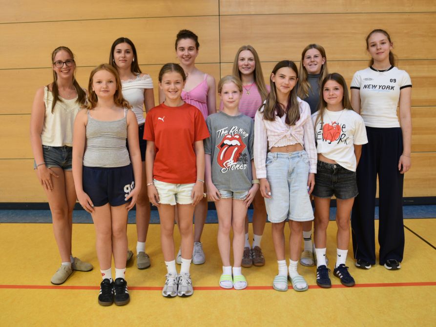 Tolle Erfolge erzielten auch die Mädchen der Rhythmischen Sportgymnastik.