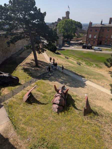 Unterwegs im Lincoln Castle ...