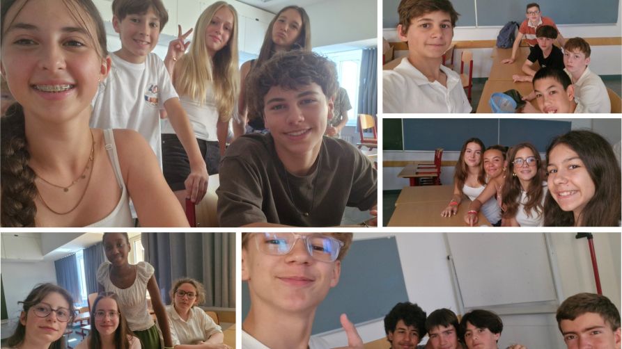 Die Schüler im Unterricht am JvFG