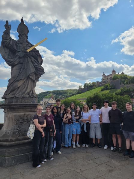 Würzburg gab eine beeindruckende Kulisse.