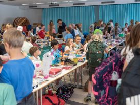 Fraunhofer-Flohmarkt voller Erfolg